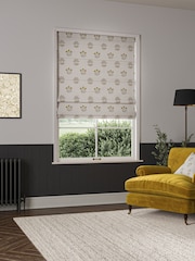 William Morris At Home Natural Lily Flower Embroidery Made to Measure Roman Blinds - Image 4 of 6