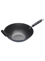 Black Steel 36cm Non Stick Wok - Image 1 of 1