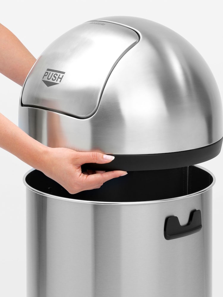 Brabantia Silver Push Bin 60L - Image 4 of 4