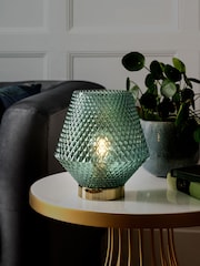 Green Battery Operated Medium Tapered Ambient Lamp - Image 1 of 7