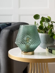 Green Battery Operated Medium Tapered Ambient Lamp - Image 2 of 7