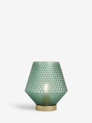 Green Battery Operated Medium Tapered Ambient Lamp - Image 5 of 7