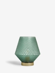 Green Battery Operated Medium Tapered Ambient Lamp - Image 6 of 7