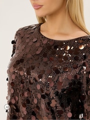 Haut à sequins Star by Julien Macdonald - Image 4 de 6