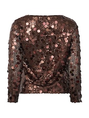 Haut à sequins Star by Julien Macdonald - Image 6 de 6