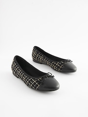 Monochrome Regular/Wide Fit Forever Comfort® Ballerinas Shoes - Image 3 of 8