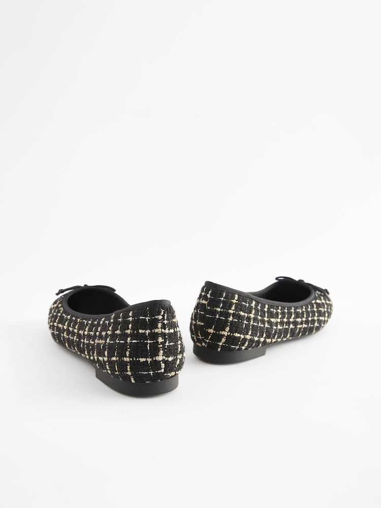 Monochrome Regular/Wide Fit Forever Comfort® Ballerinas Shoes - Image 5 of 8