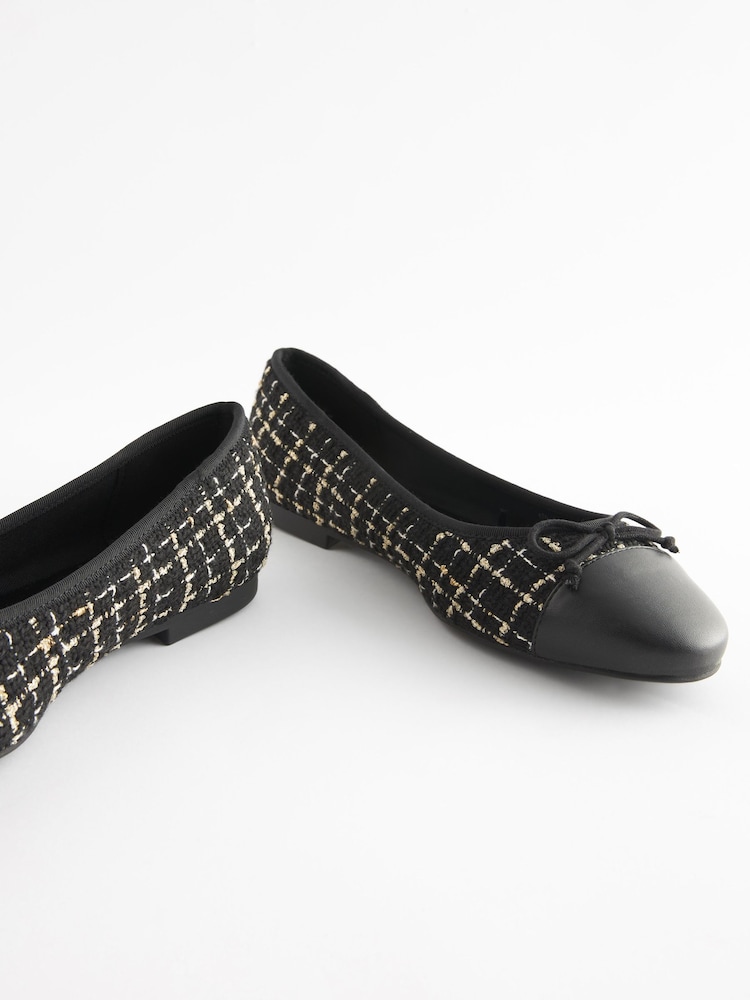 Monochrome Regular/Wide Fit Forever Comfort® Ballerinas Shoes - Image 6 of 8