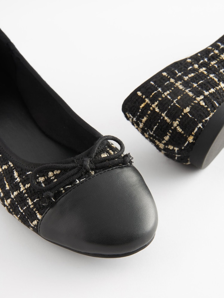 Monochrome Regular/Wide Fit Forever Comfort® Ballerinas Shoes - Image 7 of 8