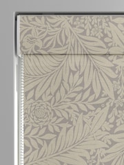 William Morris At Home Grey Larkspur Woven Made to Measure Roman Blinds - Image 3 of 6
