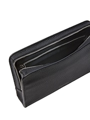 Calvin Klein Black Embossed Foil Logo Pouch - Image 3 of 6