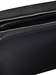 Calvin Klein Black Embossed Foil Logo Pouch - Image 6 of 6