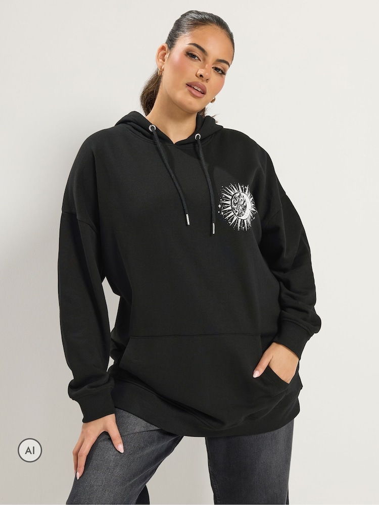 Yours Curve 'Cosmic Balance' Celestial Hoodie - Изображение 1 7