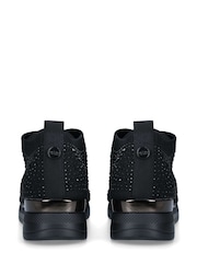 Miss KG by Kurt Geiger Black Katy Trainers - Image 4 of 5