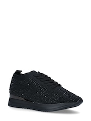 Miss KG by Kurt Geiger Black Katy Trainers - Image 5 of 5
