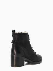 Dune London Black Warm Lined Patsie Ankle Boots - Image 4 of 6