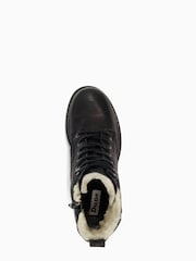 Dune London Black Warm Lined Patsie Ankle Boots - Image 5 of 6