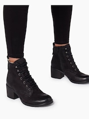 Dune London Black Warm Lined Patsie Ankle Boots - Image 6 of 6