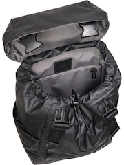 Calvin Klein Black Water Repellent Flap Backpack - Image 4 of 4