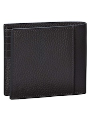 Calvin Klein Grey Leather RFID Foil Logo Billfold Wallet - Image 1 of 3