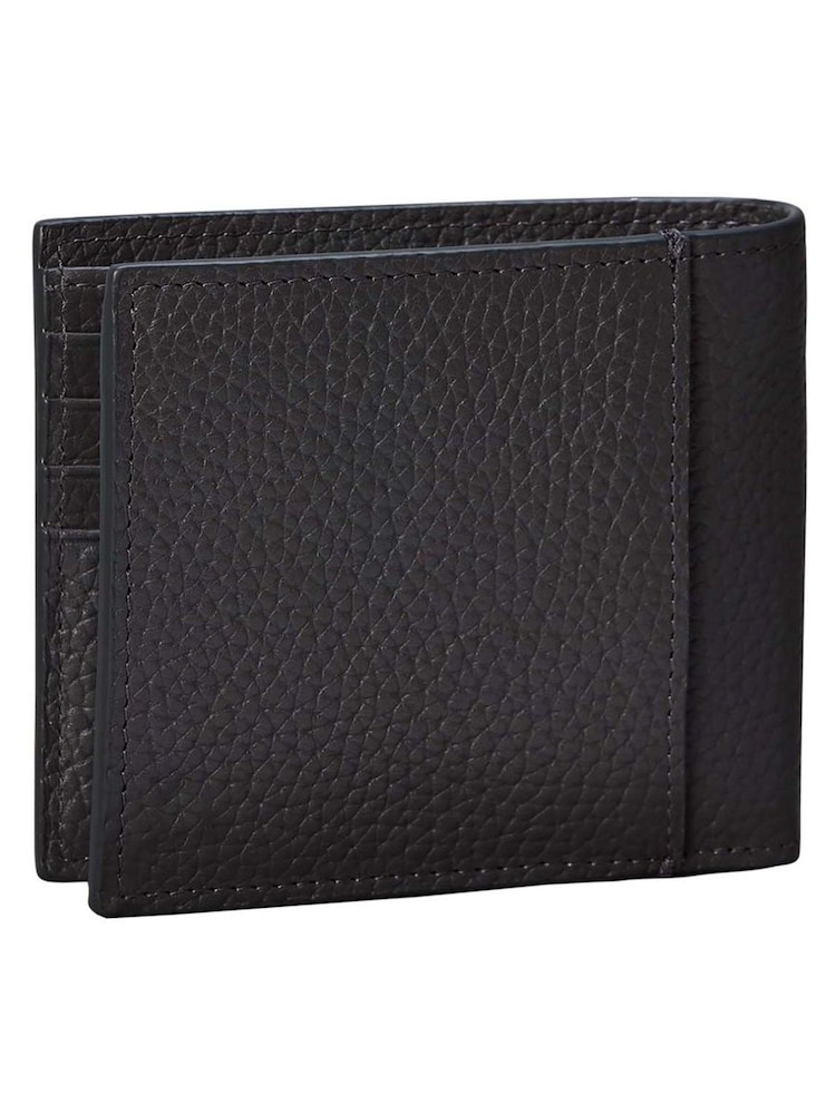 Calvin Klein Grey Leather RFID Foil Logo Billfold Wallet - Image 1 of 3 Calvin Klein Grey Leather RFID Foil Logo Billfold Wallet - Image 1 of 3