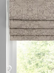 William Morris At Home Natural Strawberry Thief Woven Made to Measure Roman Blinds - Image 2 of 6