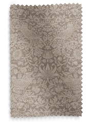 William Morris At Home Natural Strawberry Thief Woven Made to Measure Roman Blinds - Image 5 of 6