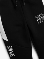 Black Joggers With Mesh Detail (4-16yrs) - Image 3 of 3