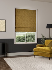 William Morris At Home Yellow Marigold Velvet Made to Measure Roman Blinds - Image 5 of 6