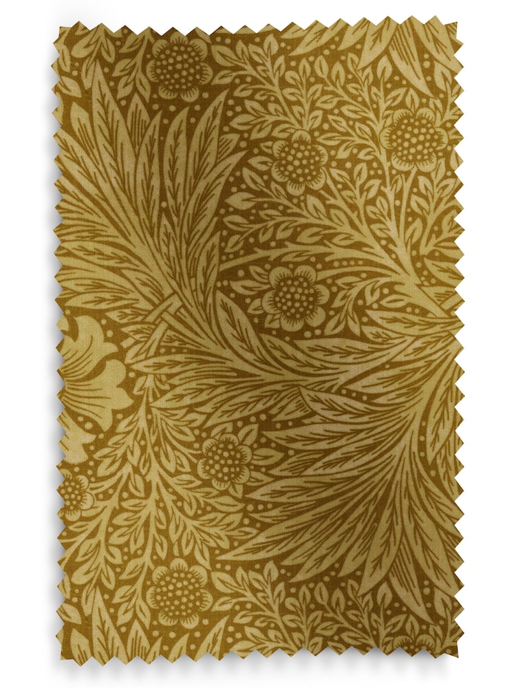 William Morris At Home Yellow Marigold Velvet Made to Measure Roman Blinds - Image 6 of 6