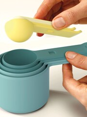 Joseph Joseph Set of 8 Blue Nest Measures Measuring Set - Image 2 of 4