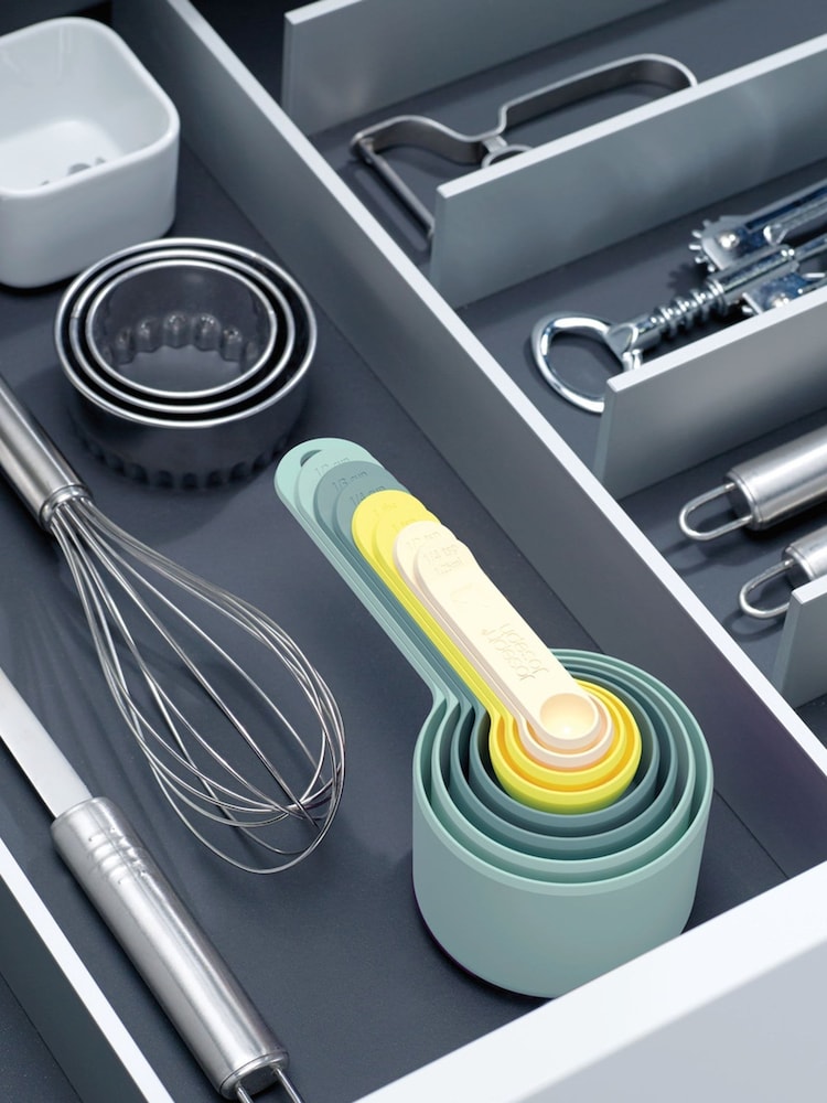 Joseph Joseph Set of 8 Blue Nest Measures Measuring Set - Image 4 of 4