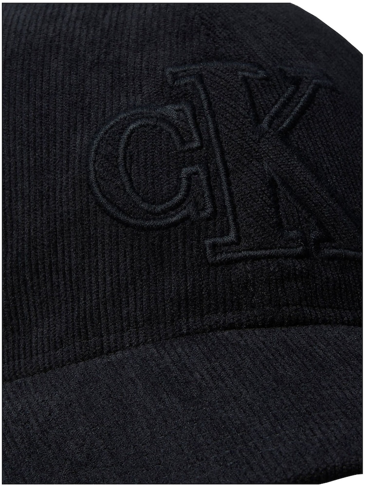 قبعة كوردروي بشعار مطرّز من Calvin Klein - صورة 3 من 3