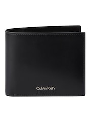 Calvin Klein Black Full-Grain Leather RFID Billfold Wallet - Image 1 of 3