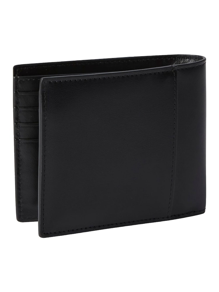 Calvin Klein Black Full-Grain Leather RFID Billfold Wallet - Image 2 of 3 Calvin Klein Black Full-Grain Leather RFID Billfold Wallet - Image 2 of 3