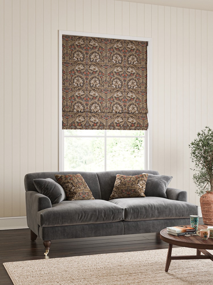 William Morris At Home Natural African Marigold Made to Measure 100% Cotton Roman Blinds - Image 2 of 6