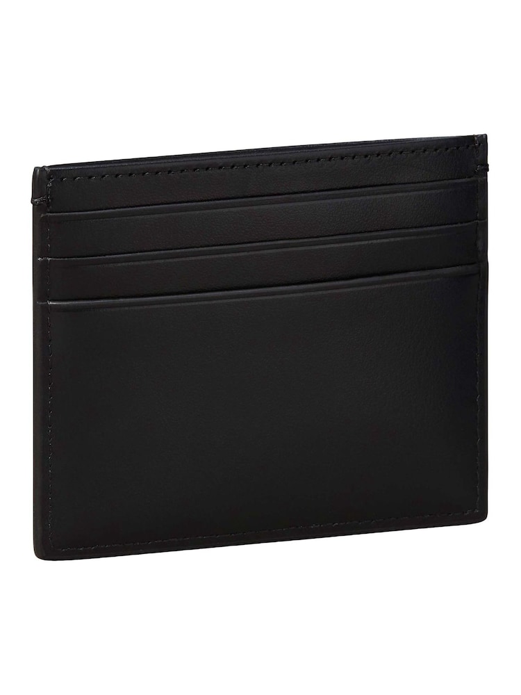 Calvin Klein Black Leather RFID Logo Cardholder Wallet - Image 2 of 3 Calvin Klein Black Leather RFID Logo Cardholder Wallet - Image 2 of 3
