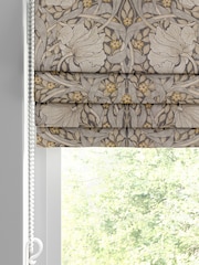 William Morris At Home Grey Pimpernel Made to Measure 100% Cotton Roman Blinds - Image 2 of 6