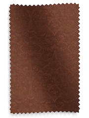 William Morris At Home Orange Lodden Embroidery Made to Measure 100% Cotton Roman Blinds - Image 5 of 6