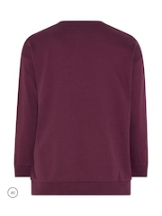 Yours Curve 'Ho Ho Ho' Sequin Baubles Sweatshirt - صورة 5 من 6
