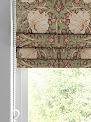William Morris At Home Orange Pimpernel Made to Measure 100% Cotton Roman Blinds - Image 2 of 6