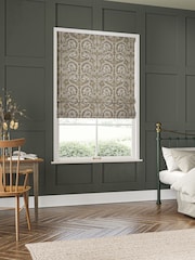 William Morris At Home Limestone Grey African Marigold Velvet Made to Measure Roman Blinds - Image 2 of 6