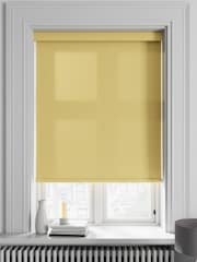 Ochre Yellow Asher Made To Measure Light Filtering Roller Blind - Image 1 of 5