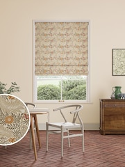 William Morris At Home Natural Larkspur Made to Measure 100% Cotton Roman Blinds - Image 1 of 6