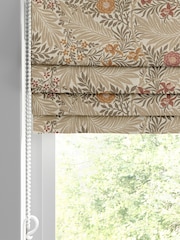 William Morris At Home Natural Larkspur Made to Measure 100% Cotton Roman Blinds - Image 2 of 6