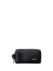 Calvin Klein Black Monologo Patch Dopp Kit Bag - Image 1 of 4