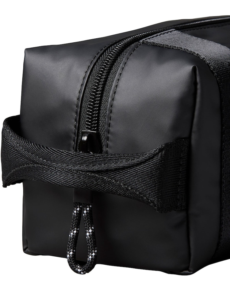 Calvin Klein Black Monologo Patch Dopp Kit Bag - Image 4 of 4 Calvin Klein Black Monologo Patch Dopp Kit Bag - Image 4 of 4