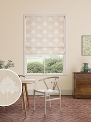 William Morris At Home Cream Marigold Tree Embroidery Made to Measure 100% Cotton Roman Blinds - Image 1 of 6