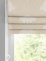 William Morris At Home Cream Marigold Tree Embroidery Made to Measure 100% Cotton Roman Blinds - Image 2 of 6