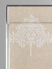 William Morris At Home Cream Marigold Tree Embroidery Made to Measure 100% Cotton Roman Blinds - Image 3 of 6